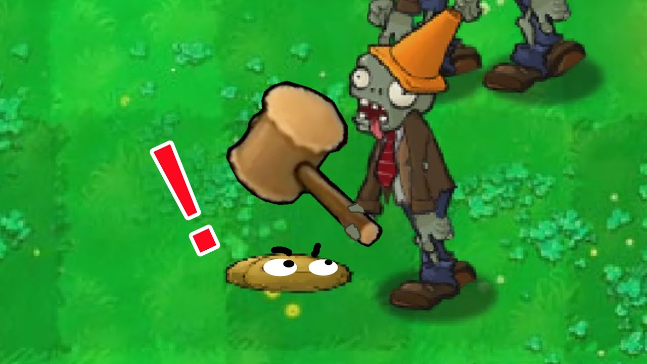 PvZ：如果僵尸拿起了锤子！【我真是小熊】