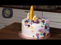 Einhorn Torte selber machen 🦄 | Bunte Motivtorte für Kindergeburtstag