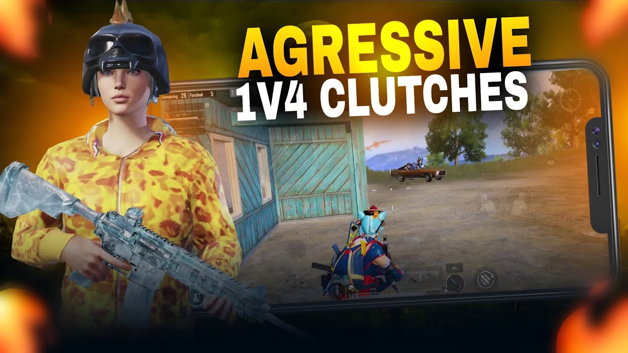 AGRESSIVE 1V4 CLUTCHES 💥 IPHONE 15 PLUS SMOOTH + 60FPS PUBG / BGMI TEST ...