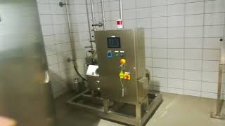 Endüstriyel Dondurma Tesisi Süt Alım Ve Temizleme Ünitesi