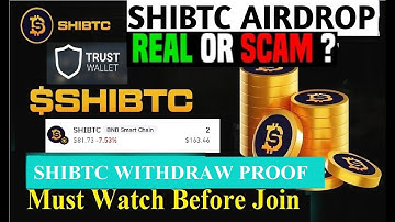 SHIBTC Airdrop Scam Alert 🚨 | Withdraw Received in Trust Wallet | SHIBTC Real or Scam Explained