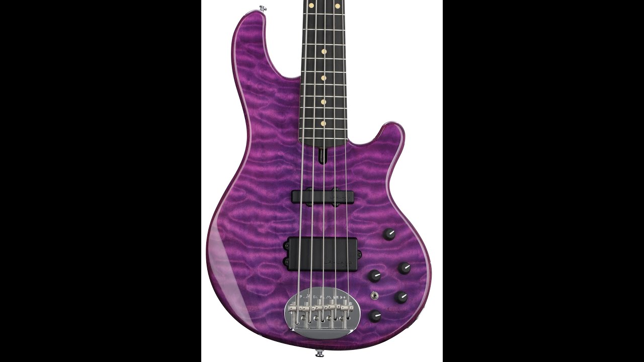 Lakland Skyline 55 02 Trans Purple - YouTube