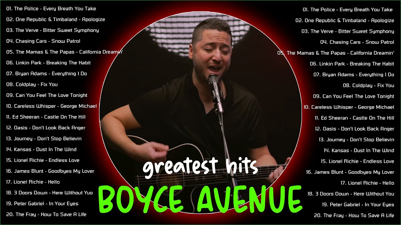 Boyce Avenue Top Songs 2023 Greatest Hits Of Boyce Avenue 2023 Rock