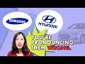 [Korean Pronunciation Guide] Samsung, Hyundai, and Daewoo in Korean [TalkToMeInKorean]