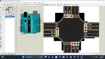 Automatic Traffic Light Control System | Arduino UNO Proteus Simulation Tutorial in Bangla