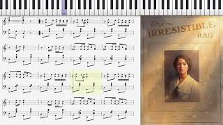 That Irresistible Rag by Lucy Phillips (1912, Ragtime piano)