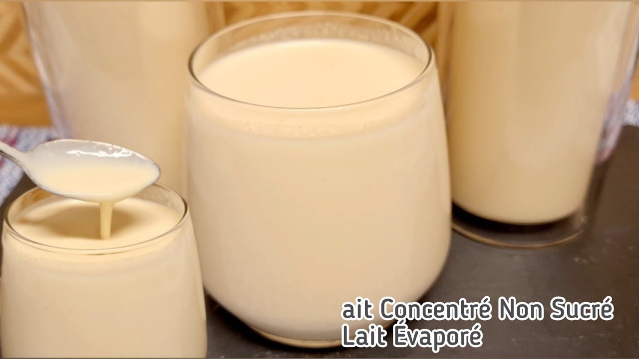 Lait Concentré Non Sucré LCNS - Recette i-Cook'in