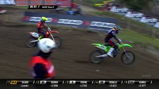 Febvre passed Seewer + Cairoli & Desalle Battle - MXGP Race 2 - MXGP of Pietramurata