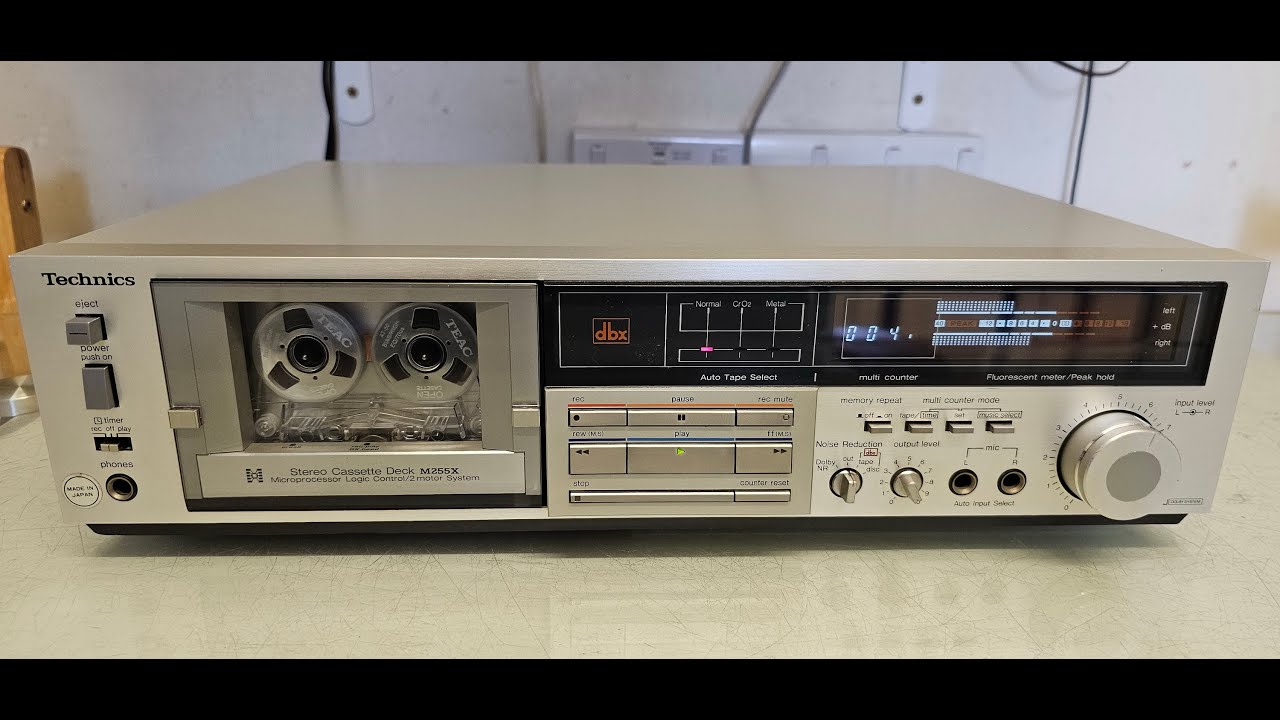 Technics　カセットデッキ　RS-M255X Technics RS-M255X – Audiolife － Enjoy your audio life!!