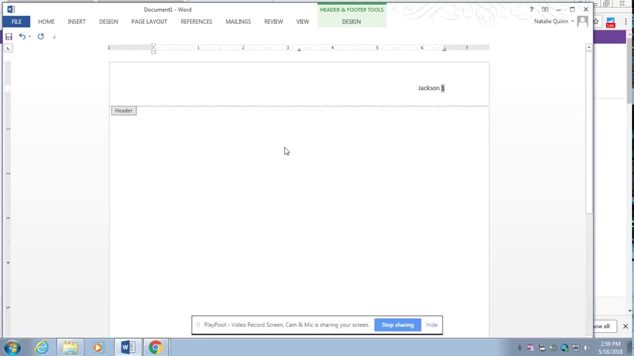 Setting up MLA doc in Word - YouTube