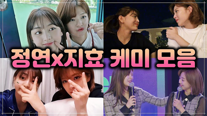 트와이스의 실친즈 정연 x 지효의 케미 모음