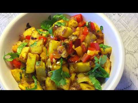 SWEET POTATO HASH  SWEET POTATO SABZI RECIPE  VEGAN RECIPE