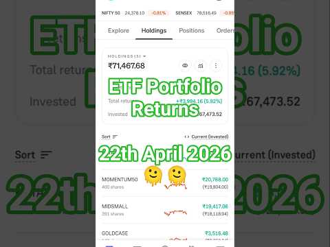 Thumbnail for My ETF Portfolio Review | 22th April 2026 | Swing X Compounding #stockmarket #growth #etfportfolio