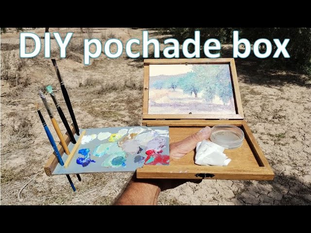 Pochade Box, Tabletop Easel for Painting, Portable Easel Box for Painting  Canvas