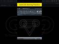 🔥Autocad practice drawing_#3🔥😱 | #autocad #autocadtutorial #autocadtips #ytshorts #shorts #engineer