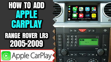 LR3 Apple Carplay - How To Add Apple CarPlay Land Rover Range Rover LR3 2005-2009 iPhone NavTool DVD