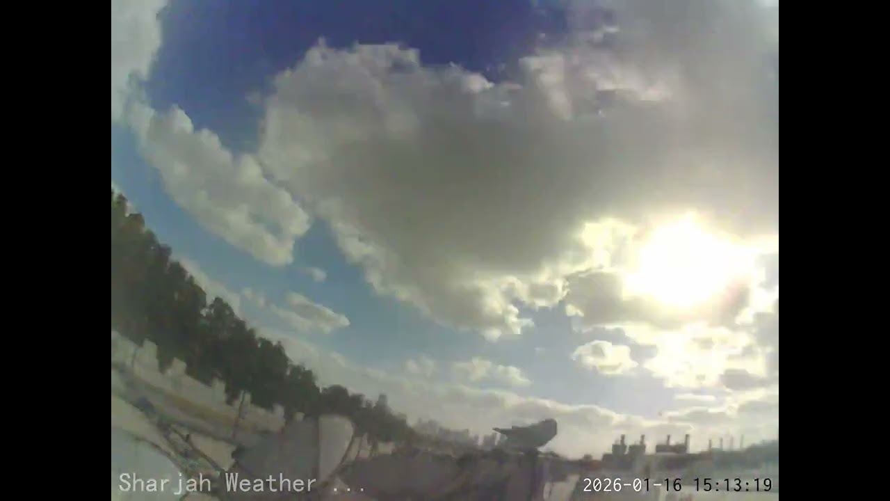 Timelapse for16 Jan 2026 on Sharjah