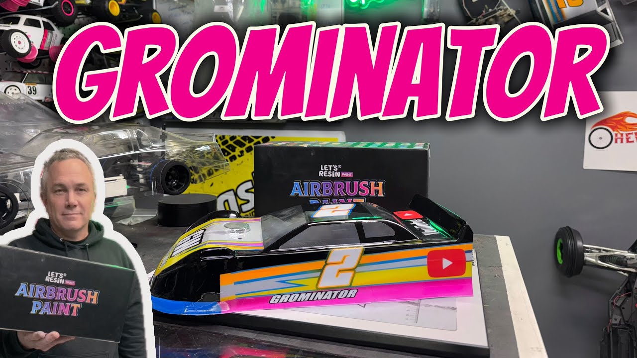 Покраска кузова ARRMA Mojave Grominator краской с Amazon.