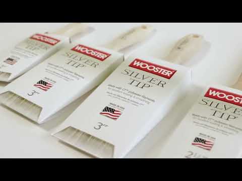 The Wooster Brush Company  Silver Tip® Paintbrushes Product Overview