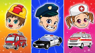 Police Officer Song | Baby Police Officer Don't Cry | Nursery Rhymes