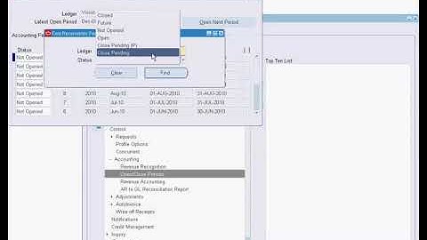 Transactions - 7 close period - R12 Oracle Receivables Management Fundamentals