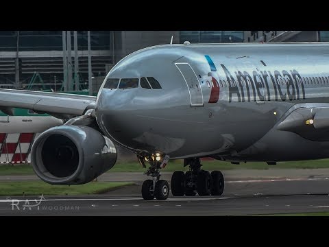 Epic Close Up American A330 departure from Dublin | N287AY | 5th July 2017