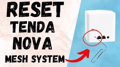 Reset Tenda Nova Mesh WiFi System To Factory Default Settings | Works For All Tenda Nova Models