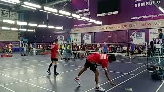 SF 1st Asean Deaf Games 2022 Men's Double- Edy Susanto/Ilyas Rahman(INA) Vs M Raihan/ Agustinus(INA) screenshot 4