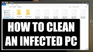How to clean an infected computer