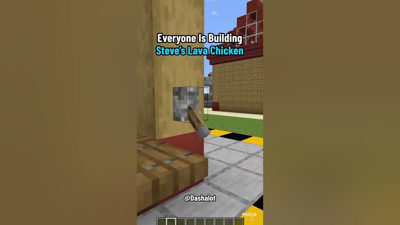 Steve's Lava Chicken Song In Minecraft