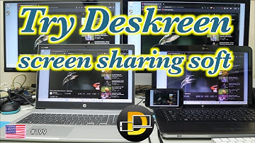 Multiple simultaneous screen sharing with Deskreen