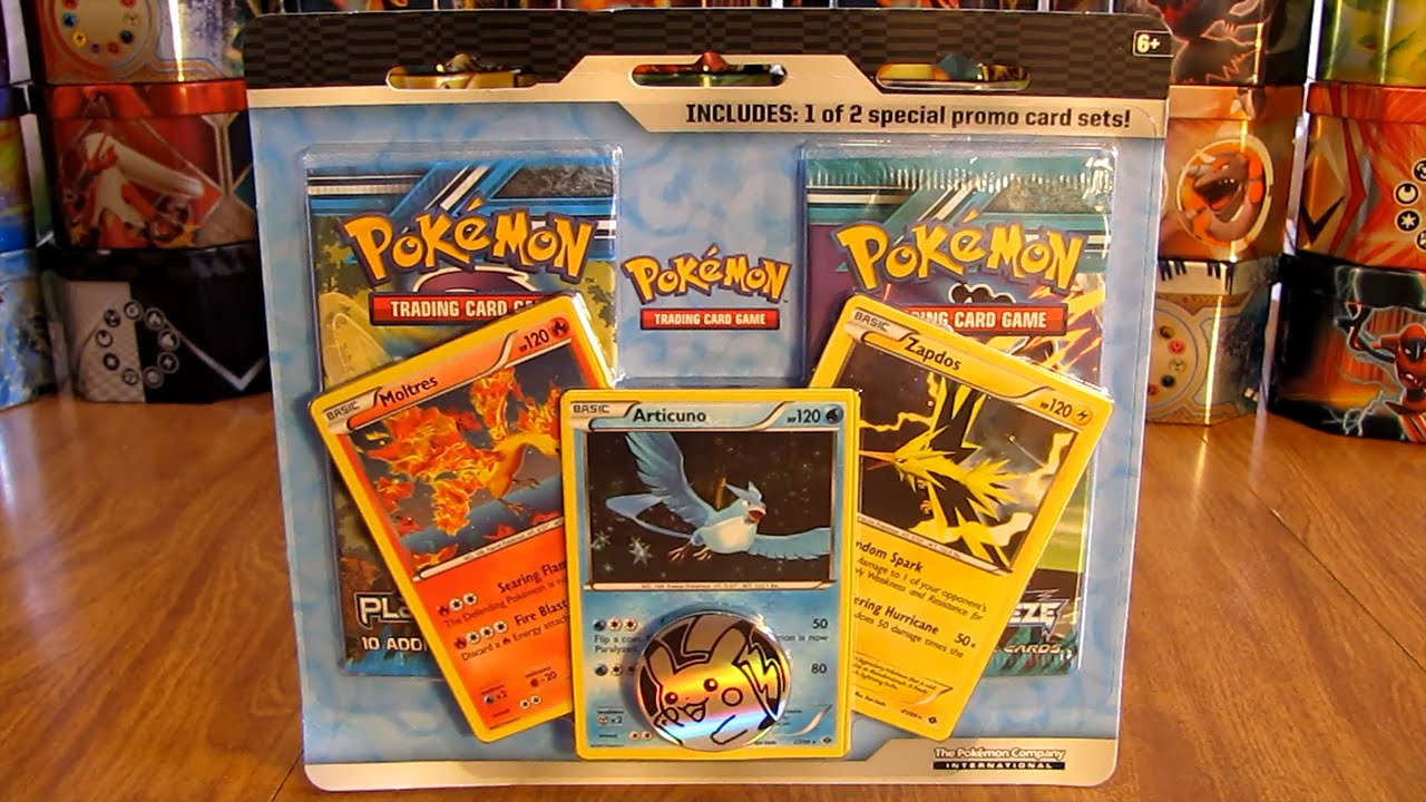 Pokemon Legendary Birds Blister Pack Opening - YouTube