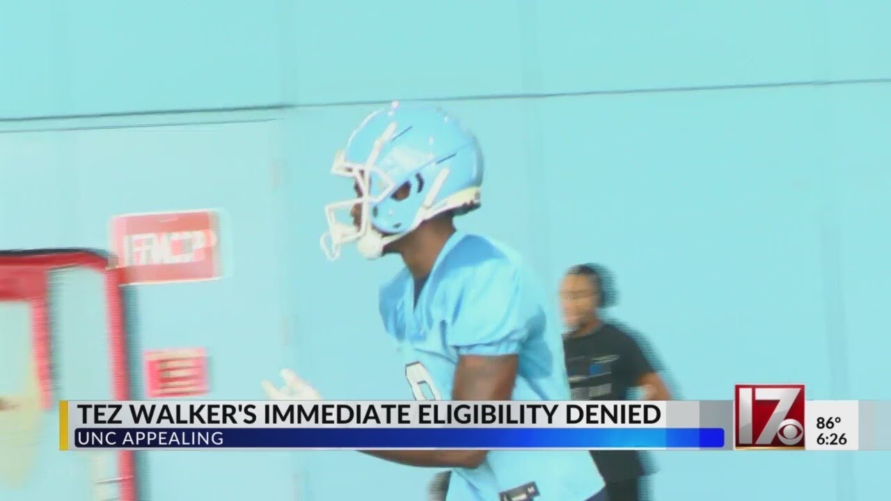 North Carolina WR Tez Walker denied appeal, ineligible for '23 ...