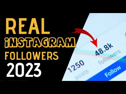 How To Get Free Instagram Followers In 2023 100% Real Followers # ...
