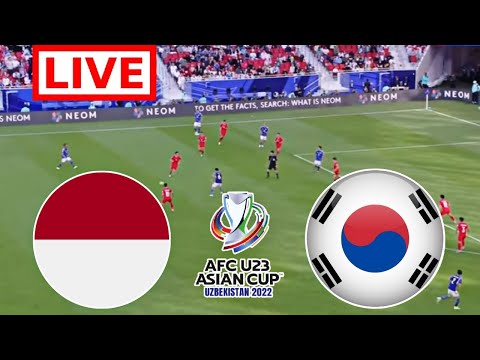 Korea U23 vs Indonesia U23 Live Football | Quarterfinals | Indonesia vs Korea | live socce match pes