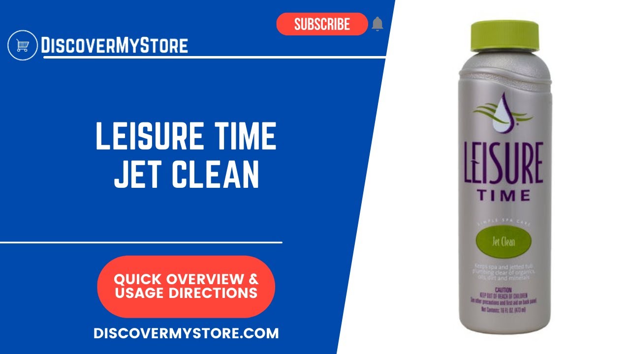 Leisure Time Jet Clean for Spa Maintenance