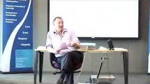 Jack Whitehead on Data at the Ontario College of Teachers