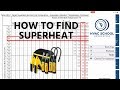 How to find target superheat