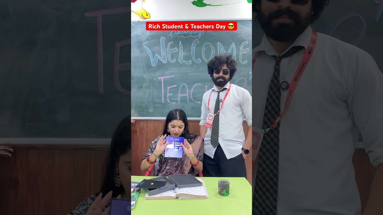 Rich Student & Teachers Day 😎 #shorts #teachersday #teratrigun #school