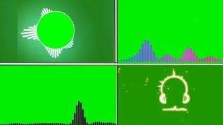 Green Screen Effects Audio Spectrum Visualizer 2020 | Audio Wave Spectrum - Copyright Free