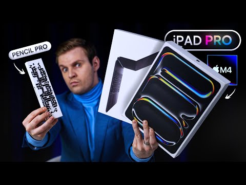 видео: ПЕРВАЯ РАСПАКОВКА iPad Pro M4 2024 OLED и Magic Keyboard