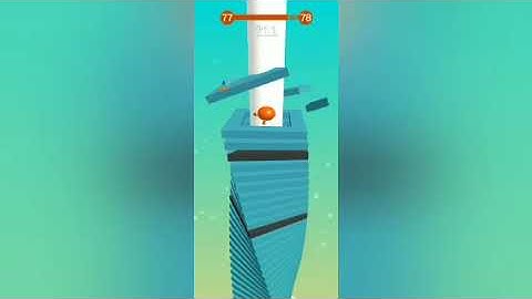 Stack Ball Level 77 | Blast Through Platforms | A4 Tech Live