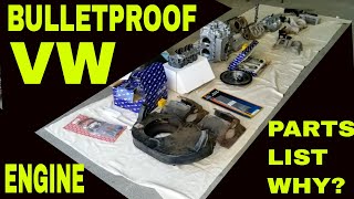 Bulletproof VW bug or bus engine build NEW parts layout series part 1