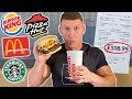 Eating the MOST EXPENSIVE fast food meals for 24 hours *8,000 CALORIES*