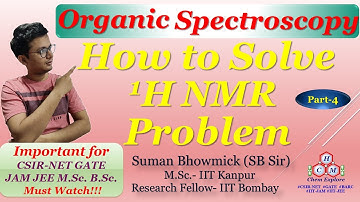 How to Solve 1H NMR Problems in CSIR-NET GATE IIT-JAM||1H NMR Chemical Shift (ppm) Values||By IITan