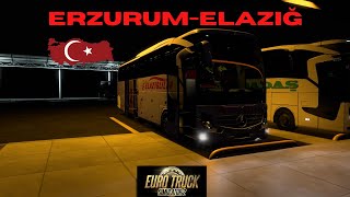 ETS2\\ERZURUM-ELAZIĞ GECE SEFERİ\\TÜRKİYE HARİTASI\\#keşfet #busgames #otobüsoyunları #travego screenshot 1
