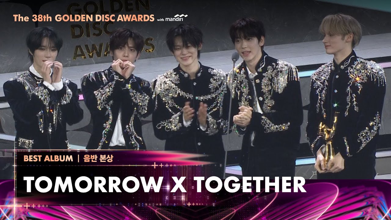 [제38회 골든디스크] 음반 부문 본상 - TOMORROW X TOGETHER (투모로우바이투게더)｜JTBC 240106 방송