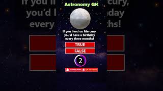 | Astronomy GK | TRUE OR FALSE | Q40 | gk4success