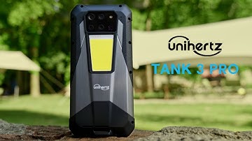 Unihertz Tank 3 Pro - 23800mAh 5G Rugged Smartphone with Built-in DLP Projector