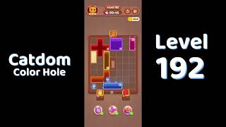 Details Catdom Level 192 walkthrough | Color Hole 🐱🕳️| Solutionguruji Update